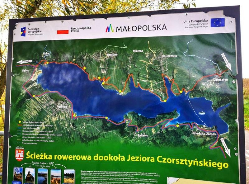 Velo Czorsztyn: trasa, mapa i plan wycieczki wokół jeziora