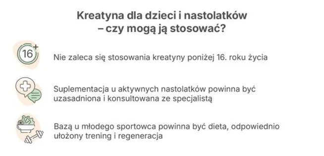 Kreatyna dla młodych sportowców