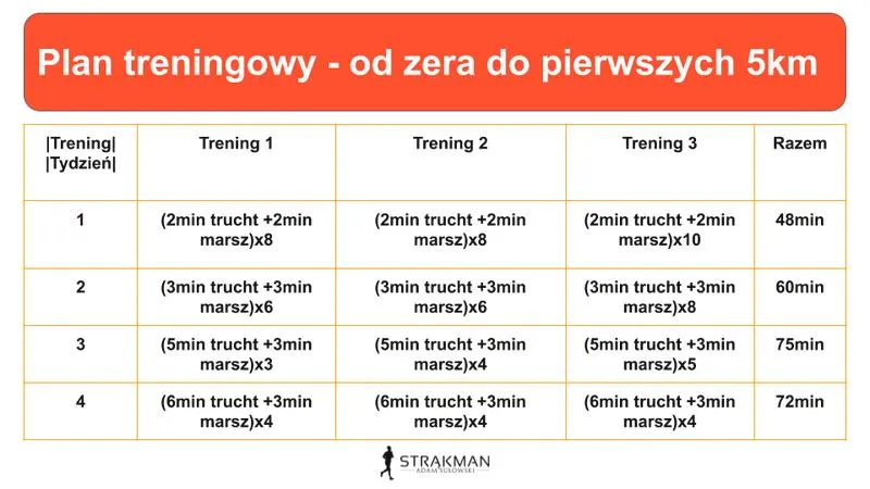 Plan treningowy online