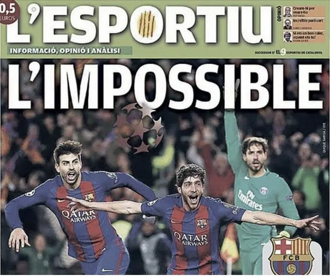 Remontada w futbolu