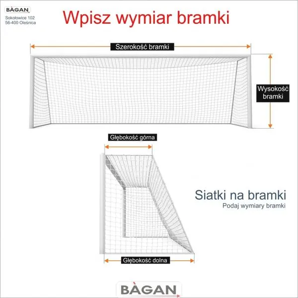 Standardowe wymiary bramek