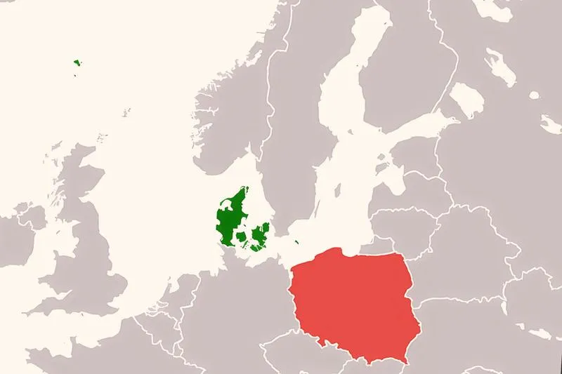 Statystyki meczów Polska Dania