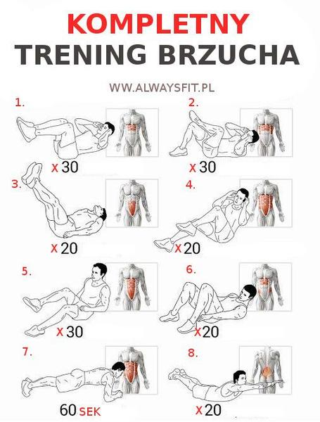 Trening brzucha w domu