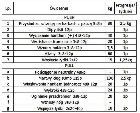 Trening całego ciała